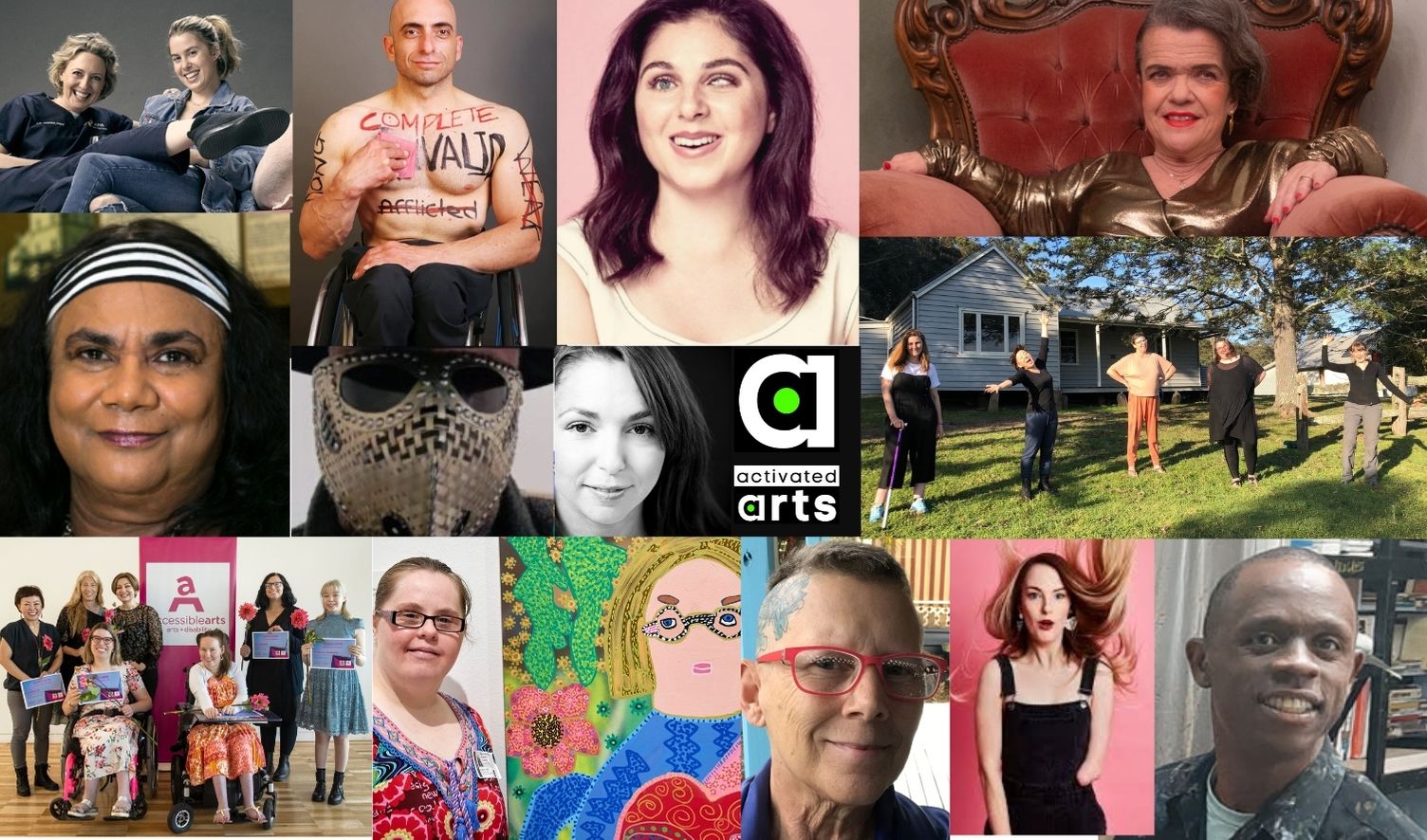 A photo montage featuring people of various ages, genders and cultural backgrounds.